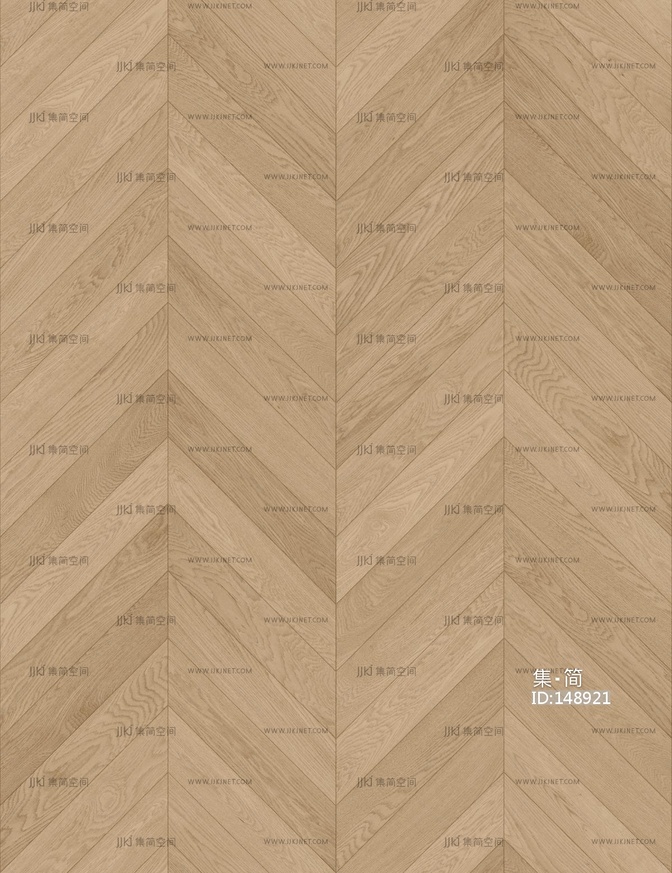 无缝原木色鱼骨拼木地板贴图