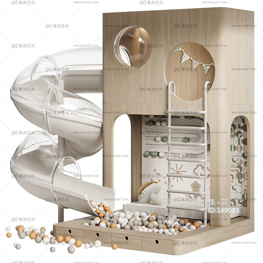  -现代儿童娱乐室 