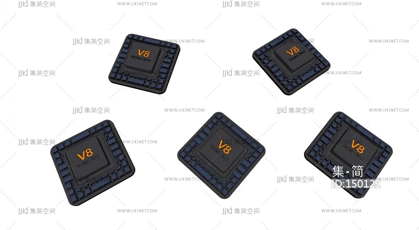 其他数码器材_计算机电脑芯片_芯片_电脑芯片_计算机电路板芯片_芯片SU模型ID_1166531249