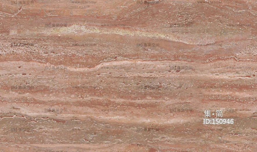 现代意式大理石_无缝红色洞石贴图