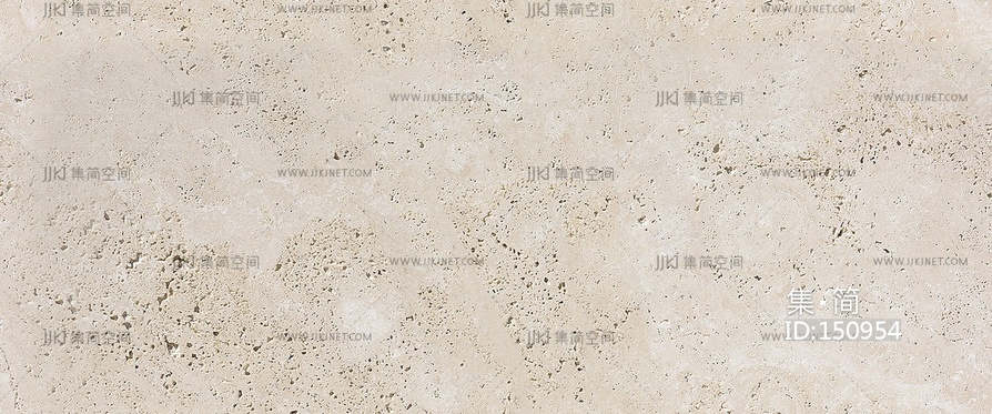 中式简约洞石_无缝米黄色洞石贴图