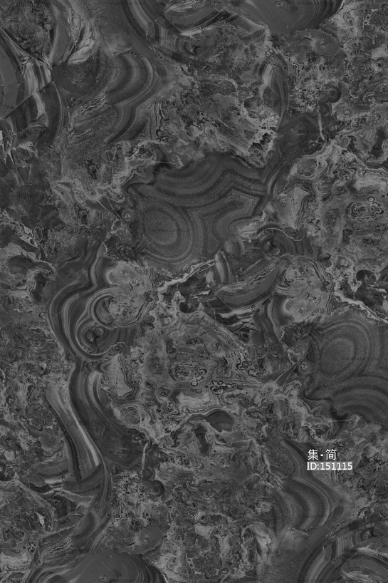 黑色大花地面石材