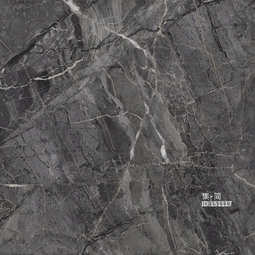 黑色深灰色石材地面