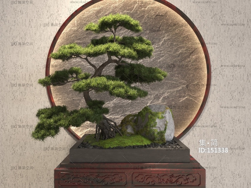 新中式植物饰品