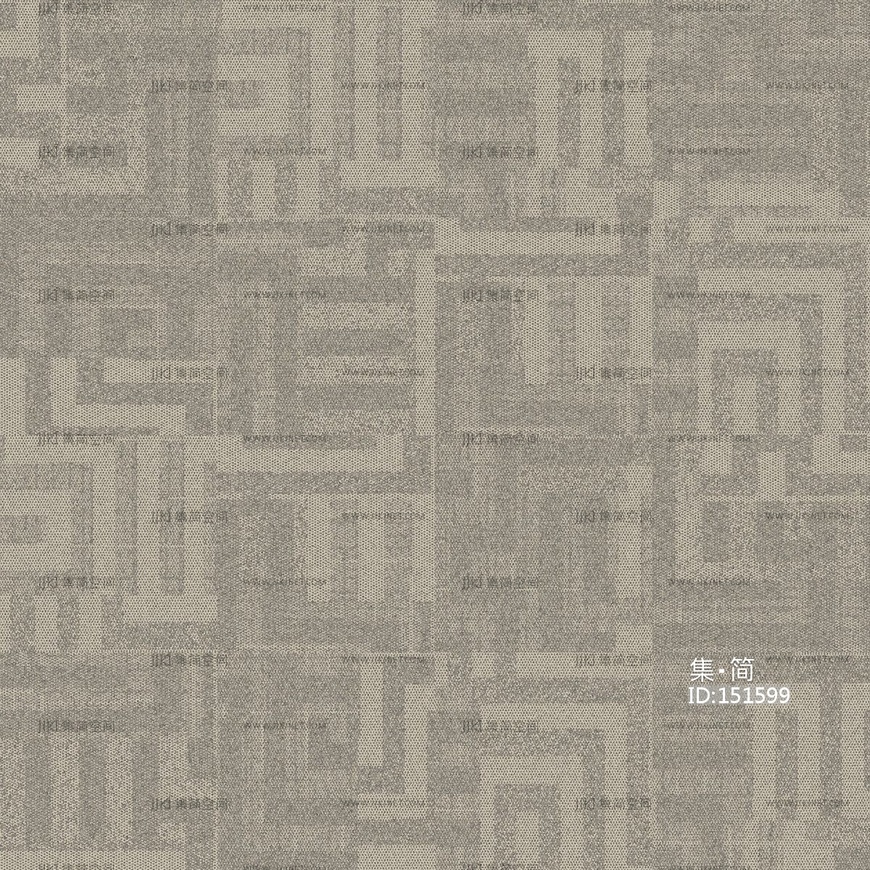 无缝现代简约满铺地毯方块地毯办公地毯贴图 (5)