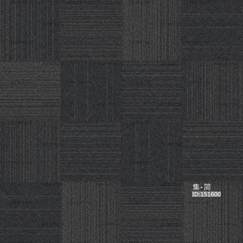 无缝现代简约满铺地毯方块地毯办公地毯贴图 (6)