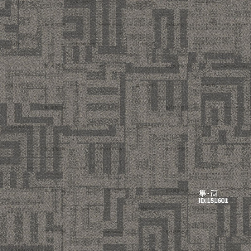 无缝现代简约满铺地毯方块地毯办公地毯贴图