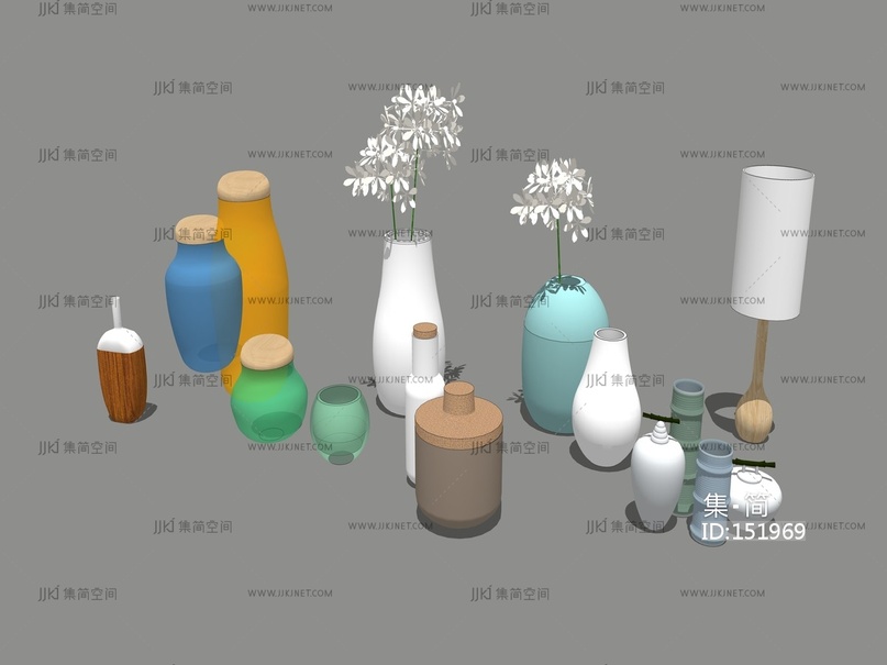 北欧风格花瓶工艺品摆件