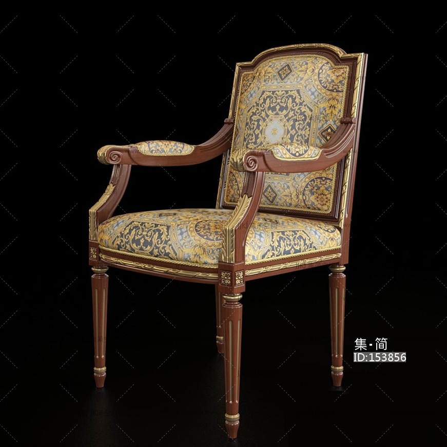 新古典餐椅美式椅子