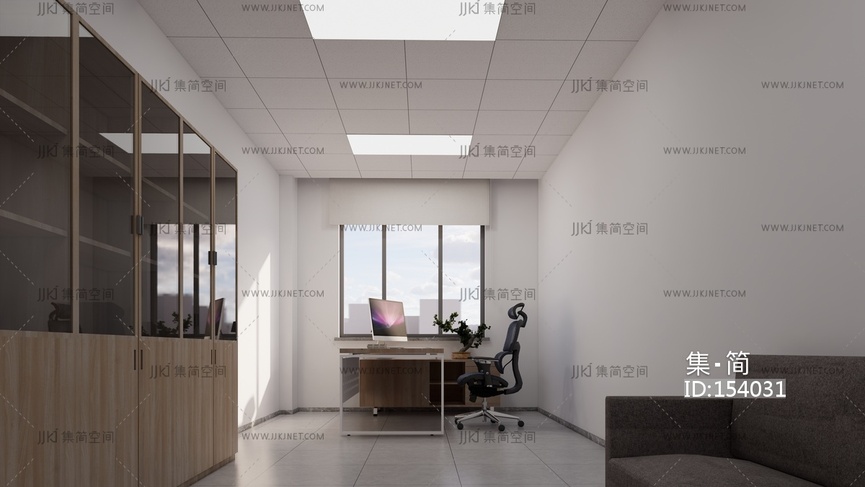 办公室 su草图模型