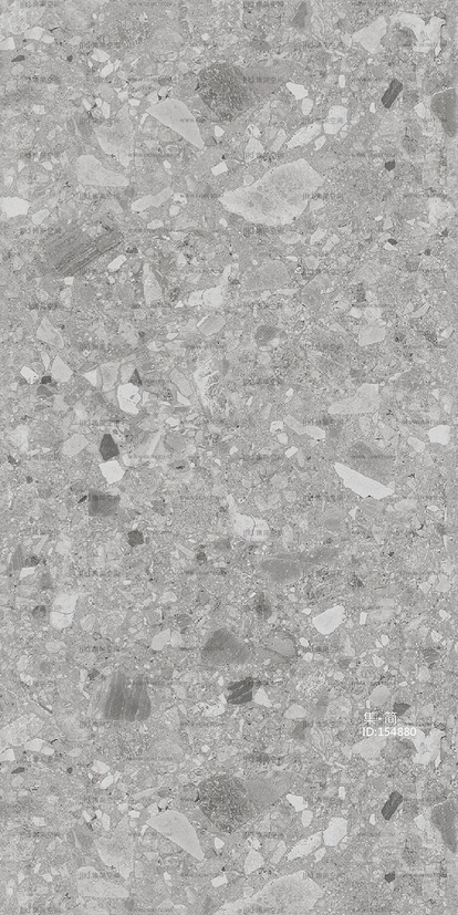 现代简约瓷砖_无缝大颗粒水磨石_灰色水磨石瓷砖贴图