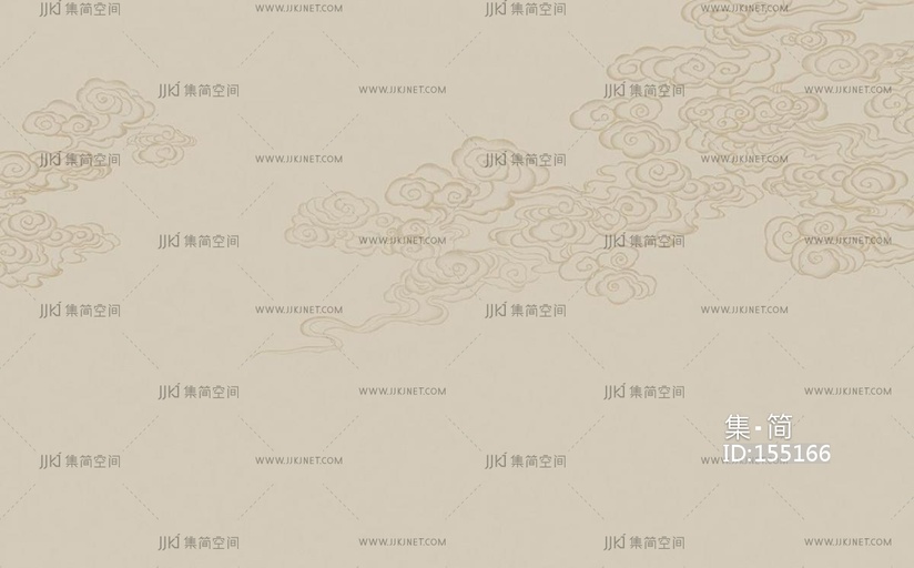 新中式床头沙发背景画屏风画壁纸壁布 (40)