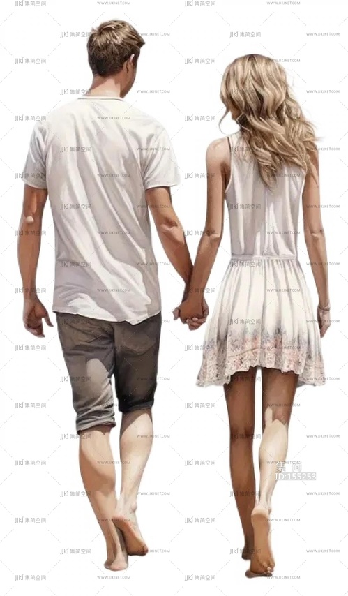 png免扣背景人物背影人物卡通素描人物 (34)