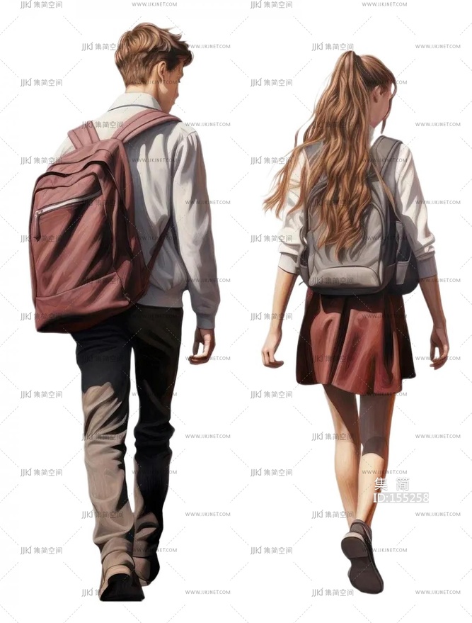 png免扣背景人物背影人物 (31)