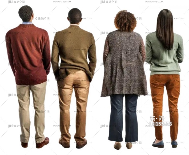 png免扣背景人物背影人物 (27)