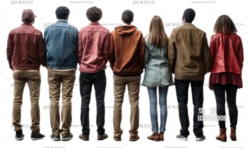 png免扣背景人物背影人物 (28)