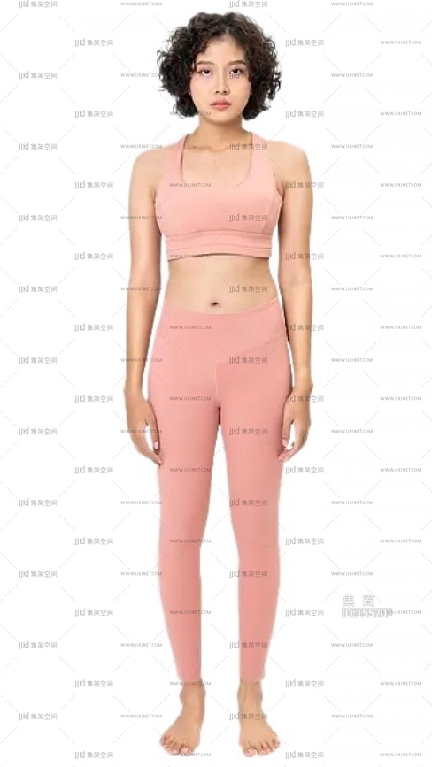 png免扣人物健身人物瑜伽健身美女 (45)