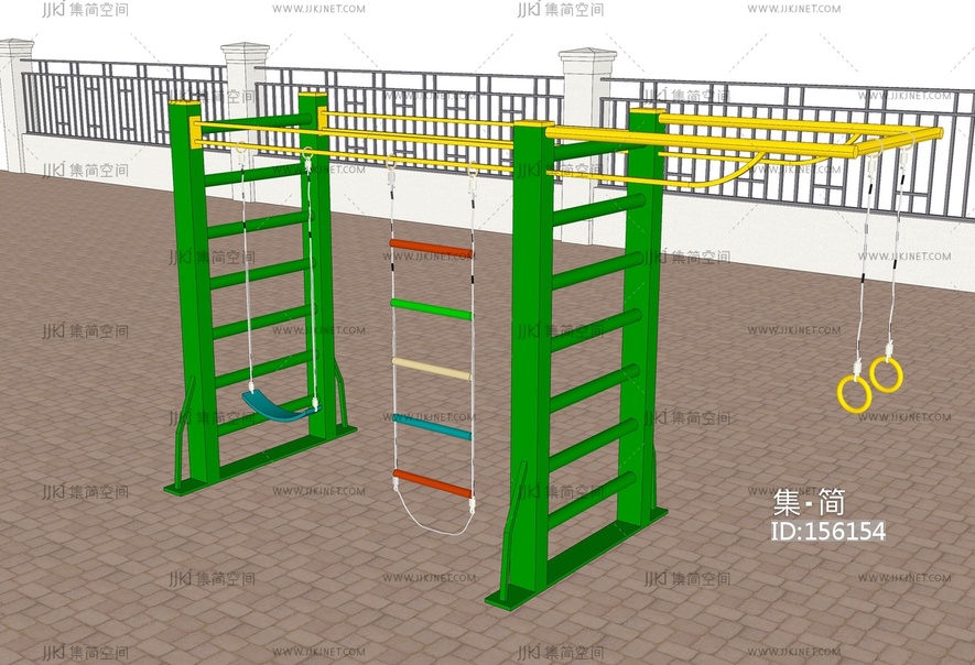 儿童器材组合SU模型