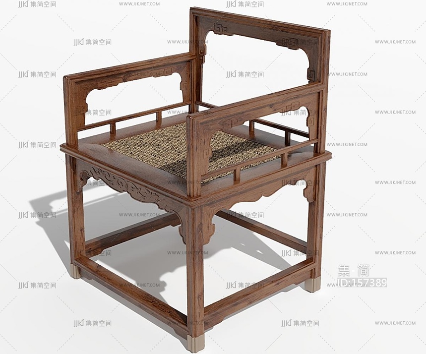 新中式休闲椅_新中式休闲椅宋式椅子3D模型(2021)