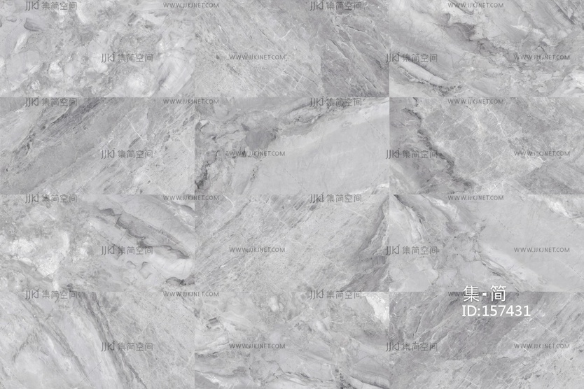 灰色石材地面拼花