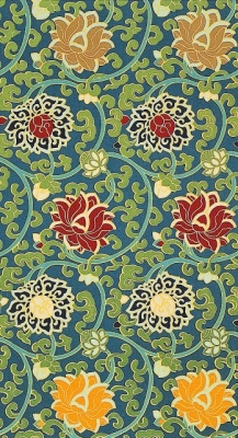 伊斯兰民族图案地毯布料花纹 (22)