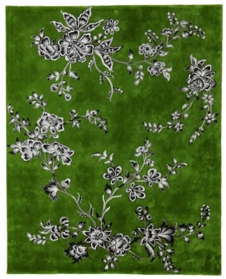 现代简约地毯 地毯  乡村花纹地毯 (3)