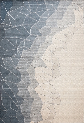 现代简约地毯，几何图案地毯 (1)