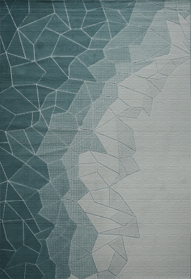 现代简约地毯，几何图案地毯 (2)