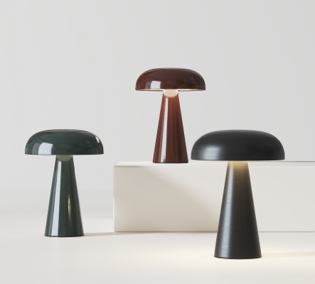现代台灯，蘑菇台灯