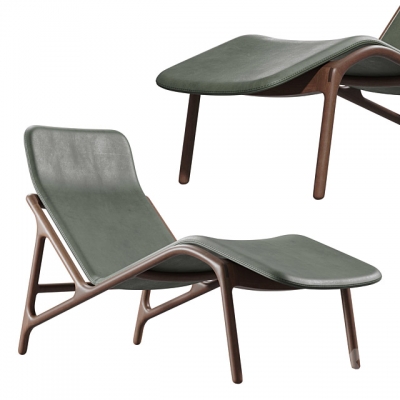现代躺椅休闲椅su模型