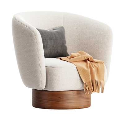 Tarcal 扶手椅现代单人沙发3d模型下载