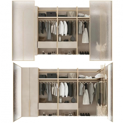 -现代衣柜3d模型下载