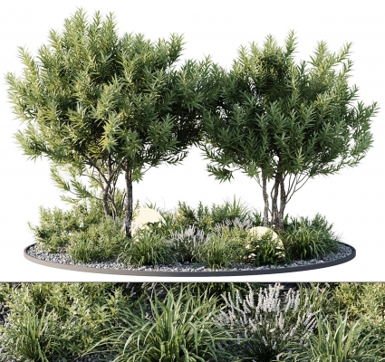 植物造景3d模型下载