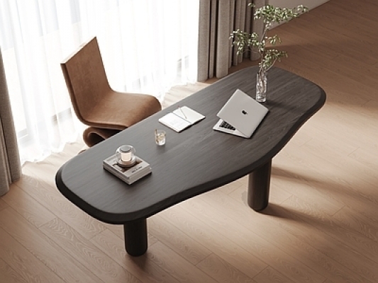 现代书桌椅组合SU模型