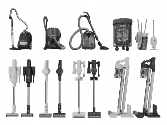 现代电动吸尘器3d模型下载