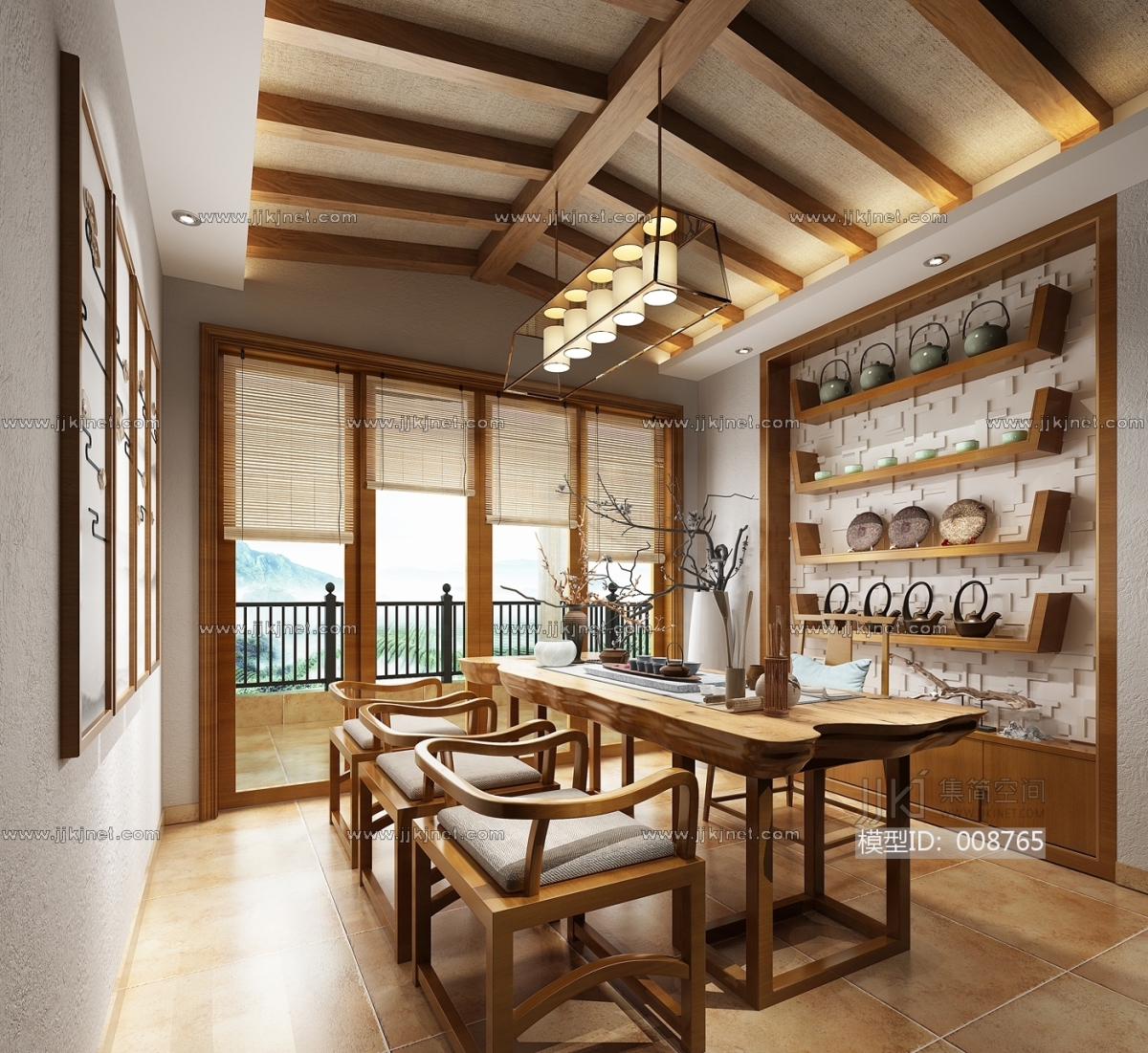 茶室 - 其它风格一室装修效果图 - 陈叶设计效果图 - 每平每屋·设计家