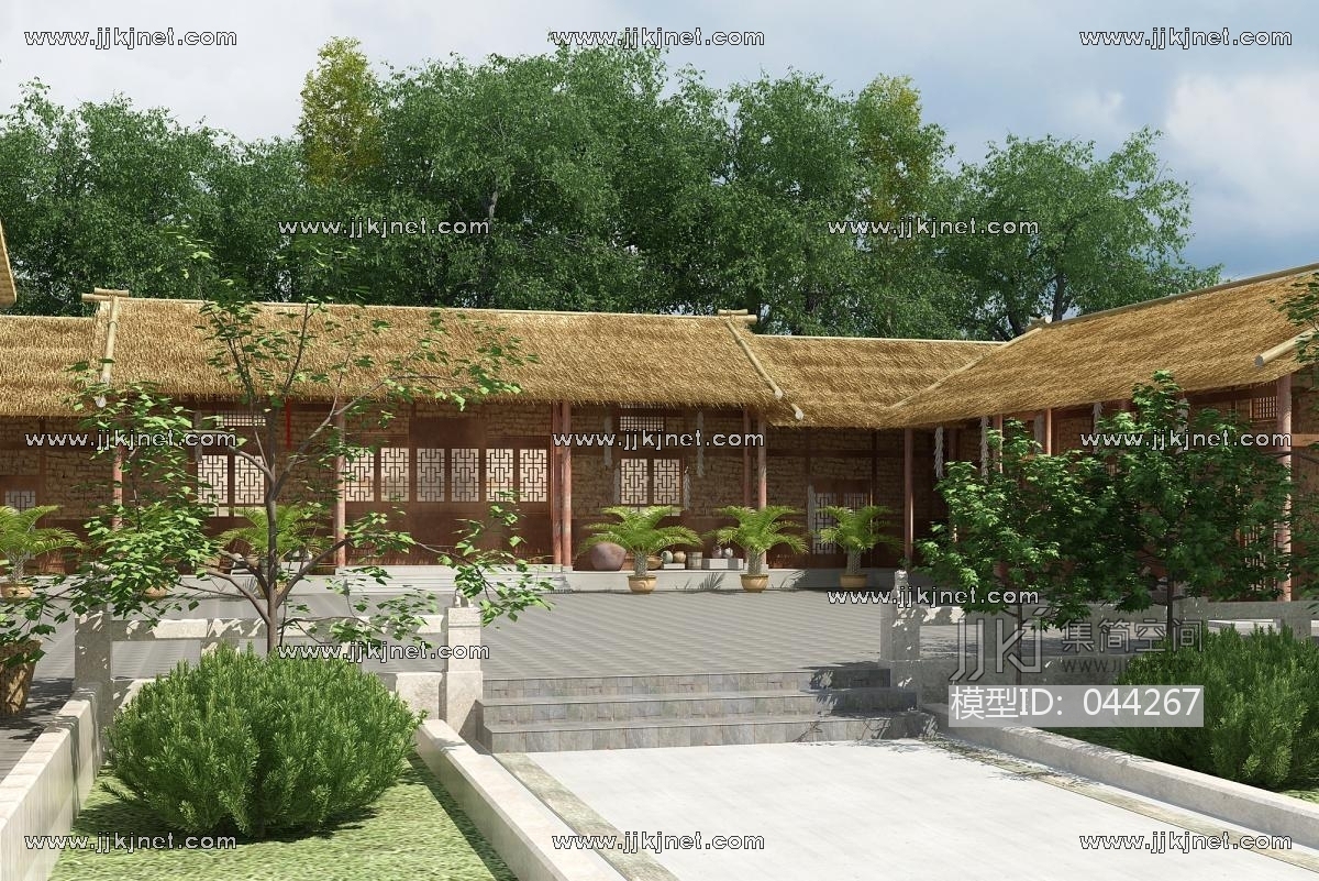 他回收废弃材料打造的茅草屋 成了美丽的民宿 - 建筑设计 - 新湖南