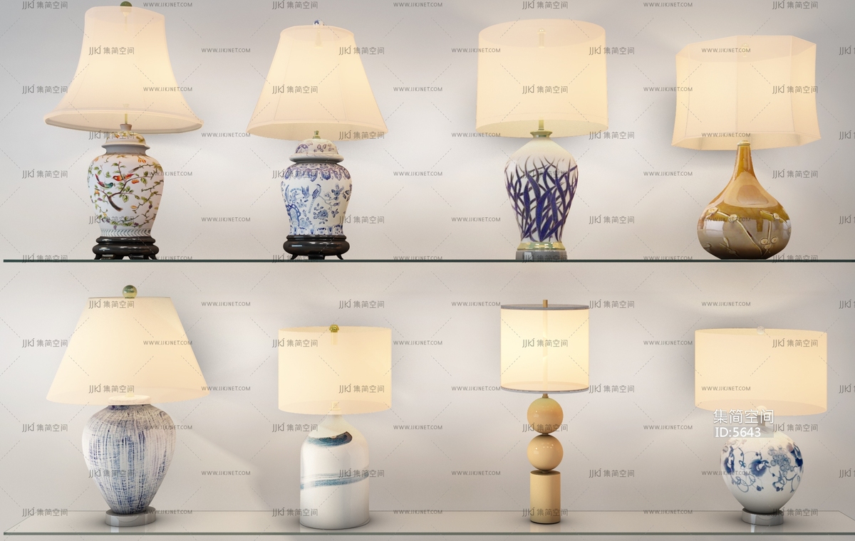 Z090730台灯3d模型下载【集简空间】「每日更新」