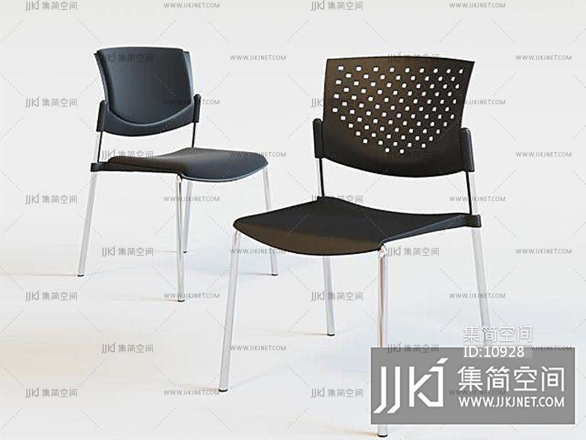 13现代办公椅国外3d模型下载-【集简空间】「每日更新」