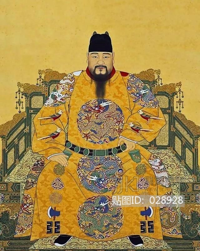古代皇帝画像 (56)-3d模型_su模型_贴图_草图模型「」
