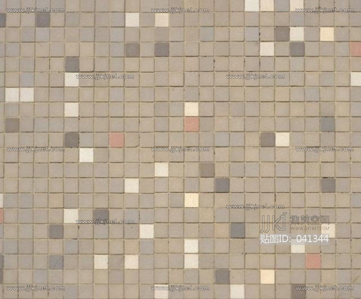 室外广场砖地砖铺装地面 (19)材质贴图下载-【集简空间】「每日更新」