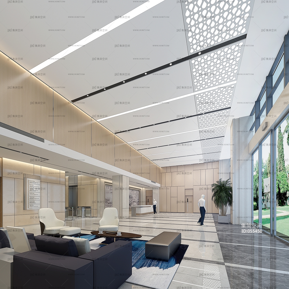 [海南]办公楼大堂及标准层方案设计报告2018-室内方案文本-筑龙室内设计论坛