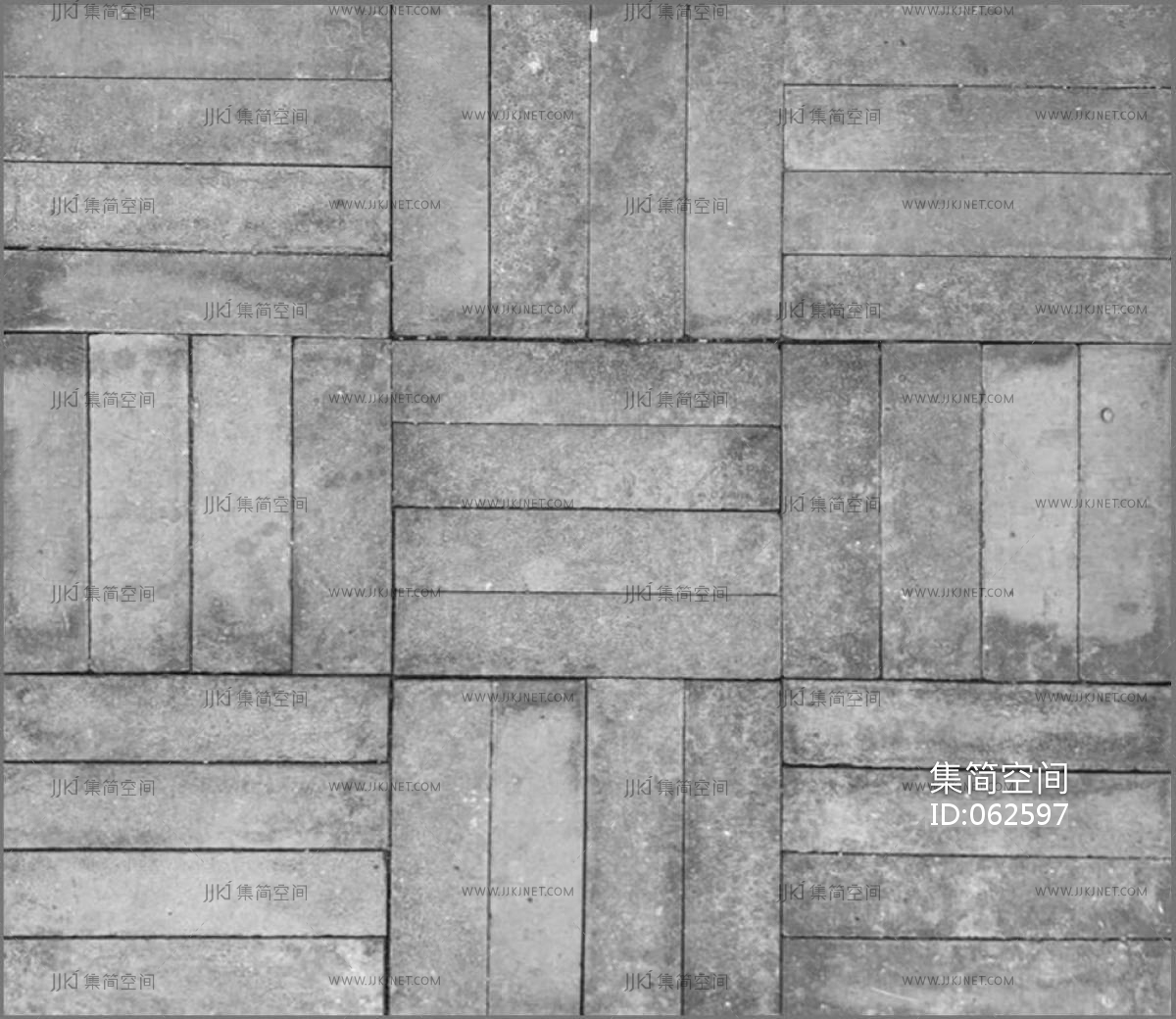 室外铺地铺装广场砖 (113)材质贴图下载-【集简空间】「每日更新」