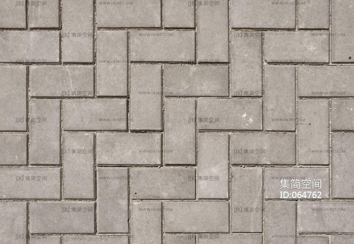 中式景观室外地铺地面地砖步道砖 (9)材质贴图下载
