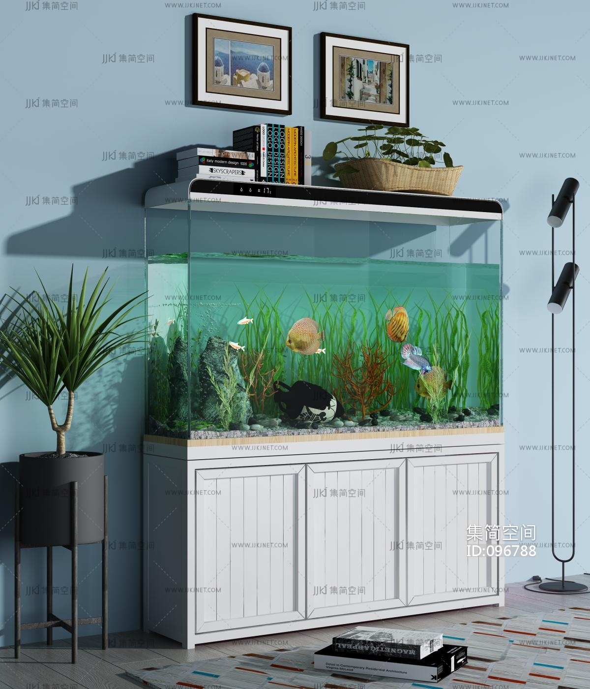 热弯玻璃鱼缸客厅中小型裸缸长方形龟缸创意桌面水族箱造景金鱼缸-阿里巴巴