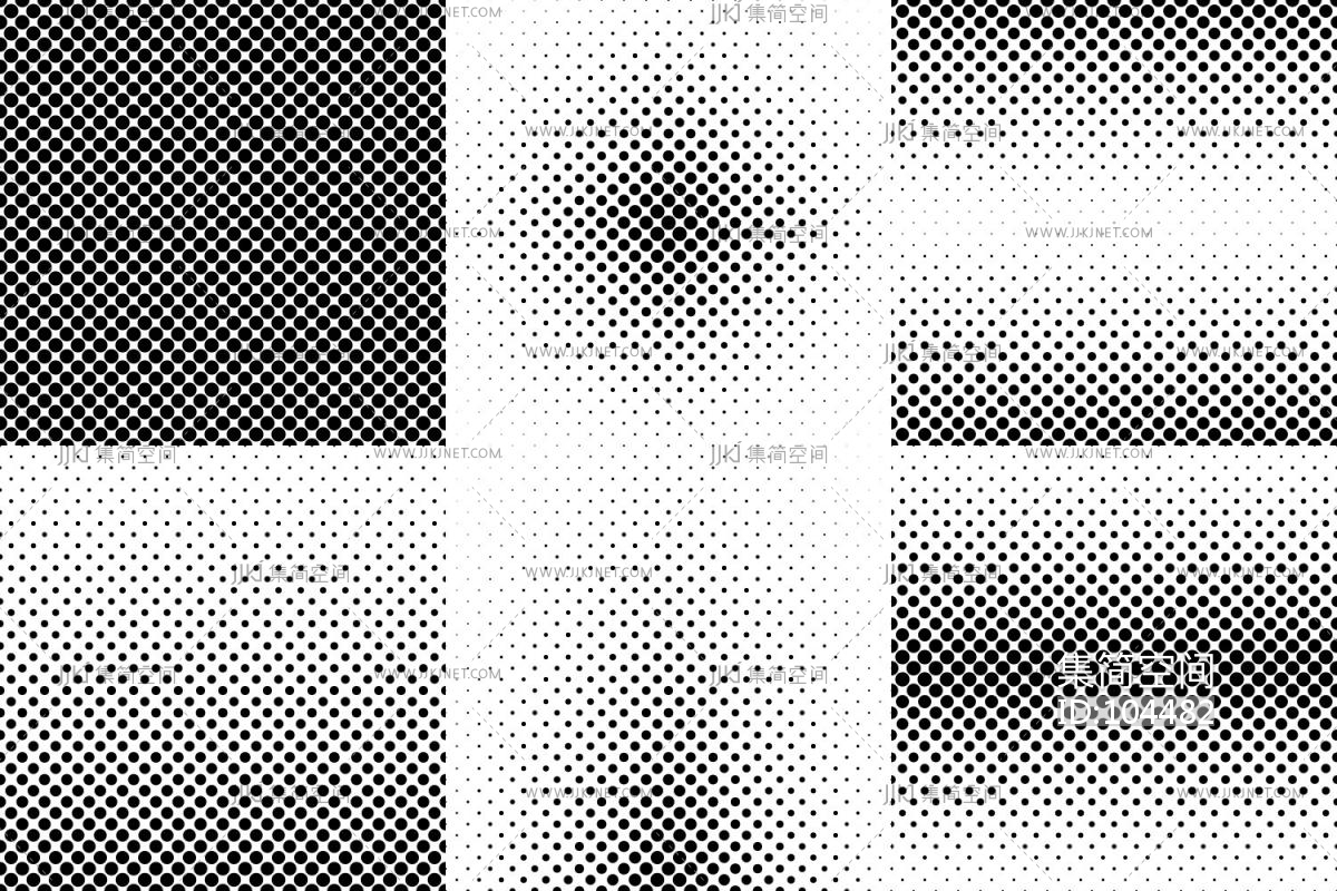 黑白玻璃渐变贴图图案铝板穿孔板 (36)材质贴图下载-【集简空间】「每日更新」