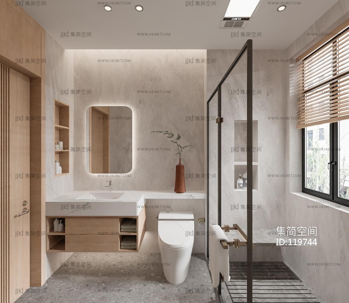 日式卫生间浴室
