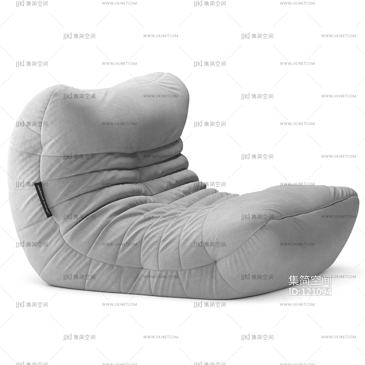 02现代懒人沙发3d模型下载-【集简空间】「每日更新」