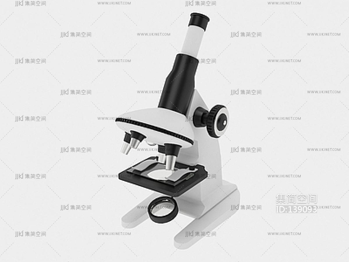 医疗器材，显微镜，科研仪器SU模型