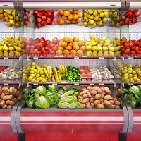 35水果冷藏柜超市货架
